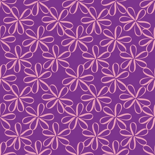 Patrón transparente de flores de color lindo y dulce Se puede utilizar para papel de envoltura de papel tapiz textil de tela