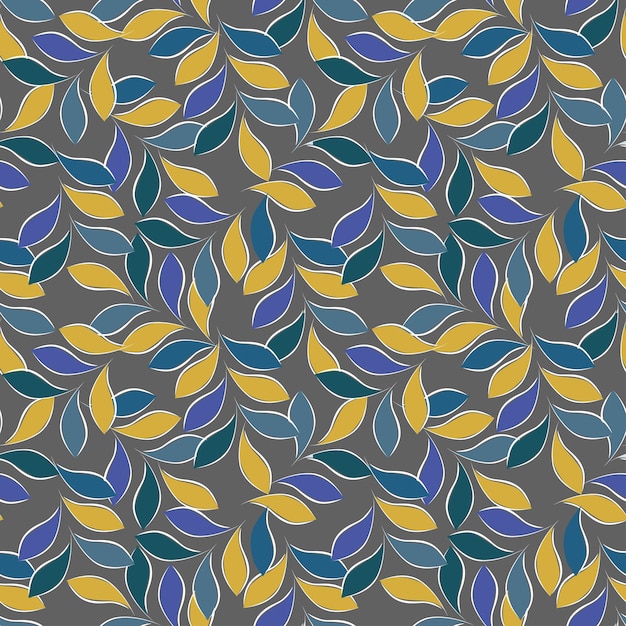 Patrón transparente de flores de color lindo y dulce Se puede utilizar para papel de envoltura de papel tapiz textil de tela