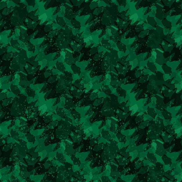 Vector patrón transparente de fondo de camuflaje verde
