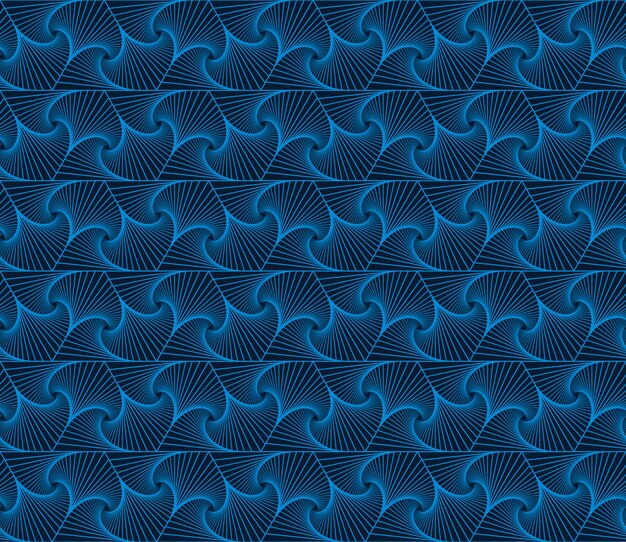 Patrón transparente geométrico abstracto azul