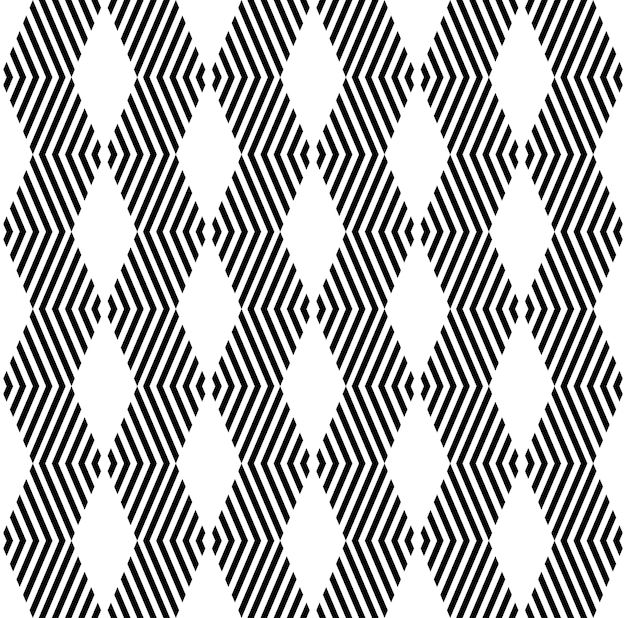 Patrón transparente geométrico blanco y negro