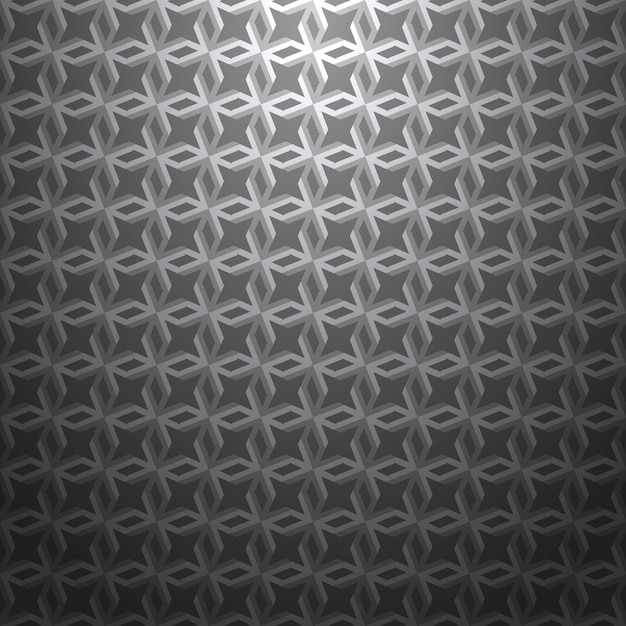 Vector patrón transparente geométrico gris