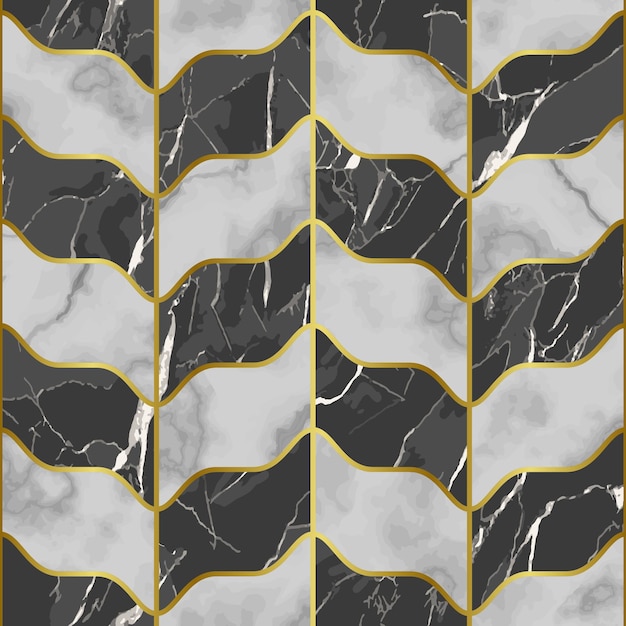 Patrón transparente de mármol con decoración dorada para fondos de pantalla, estampados textiles, fondos repetidos