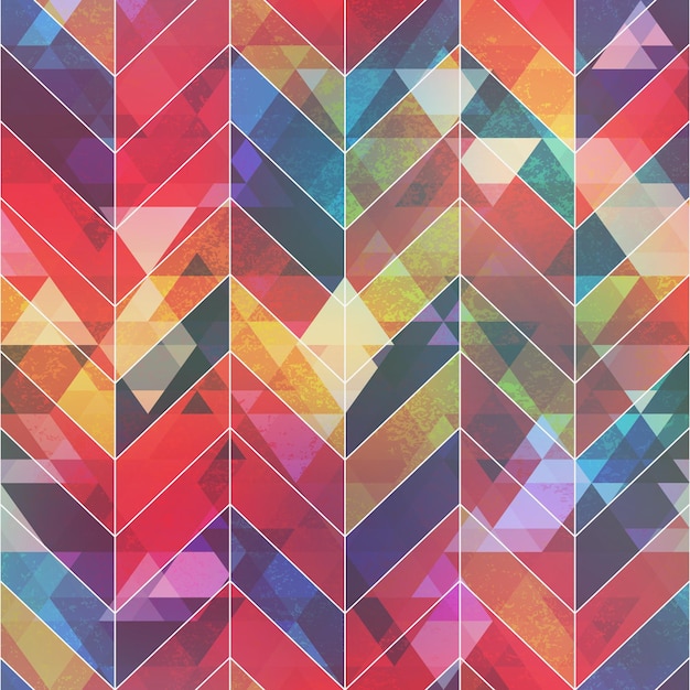 Patrón transparente de mosaico coloreado