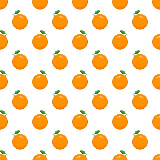 Patrón transparente naranja orgánico fresco