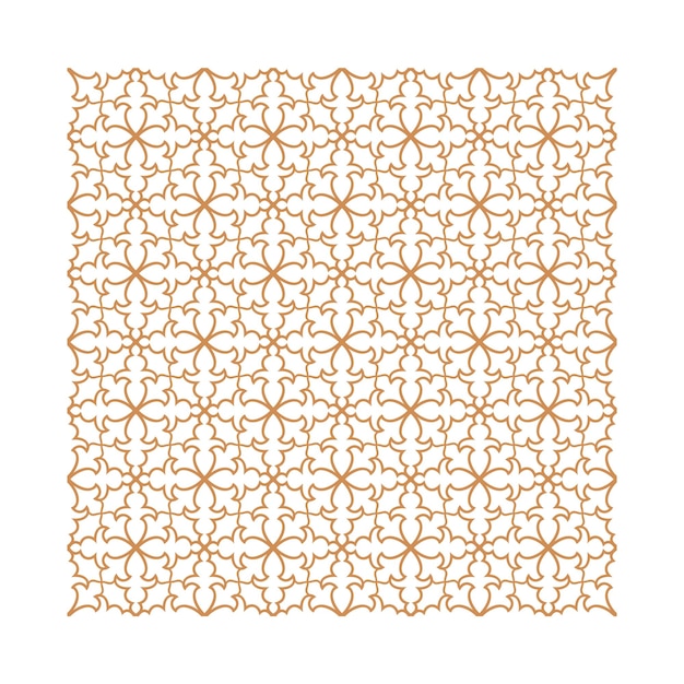 Patrón transparente ornamental dorado para fondo de papel tapiz de impresión de decoración