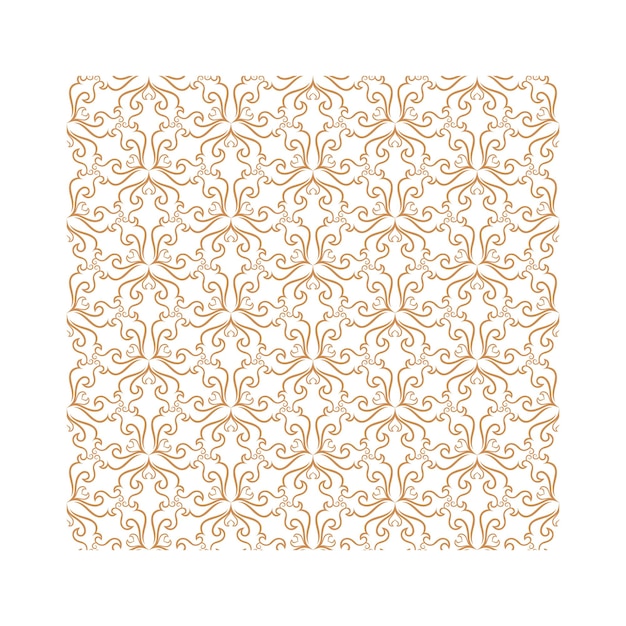 Patrón transparente ornamental dorado para fondo de papel tapiz de impresión de decoración