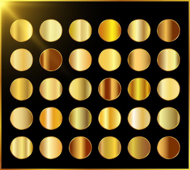 Patrón transparente de oro fondo textura vector icono