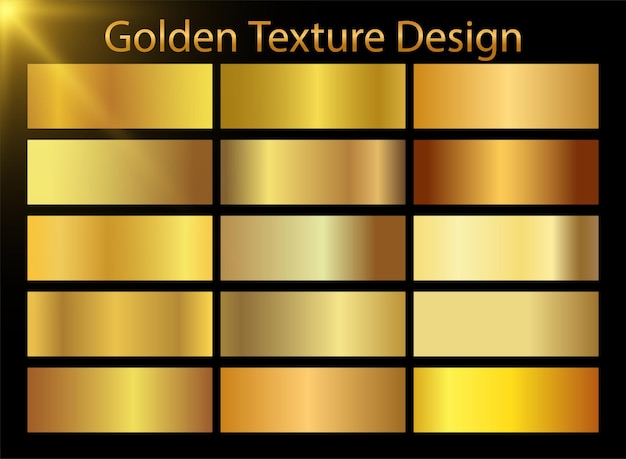 Patrón transparente de oro fondo textura vector icono
