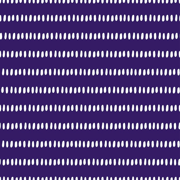Patrón transparente púrpura con rayas de puntos blancos.