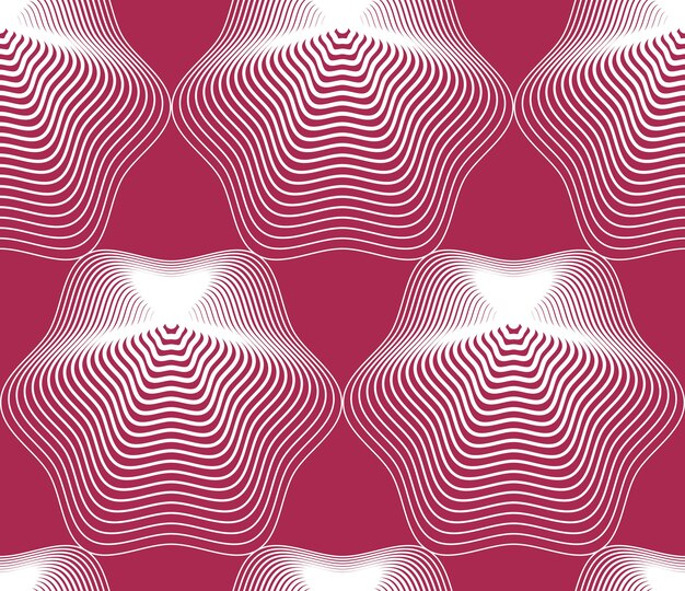 Patrón transparente de rayas de colores geométricos, fondo abstracto de vector brillante. Adorno gráfico simétrico.