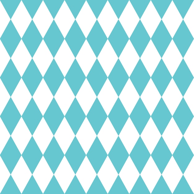 Patrón transparente de rombo azul en estilo geométrico plano para el fondo de diamantes Oktoberfest