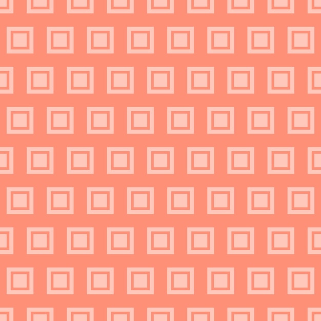 Patrón transparente rosa con cuadrados rosas