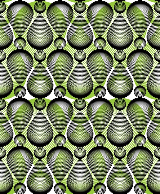 Patrón transparente de superposición de rayas de colores geométricos, fondo abstracto de vector brillante. Adorno gráfico simétrico.