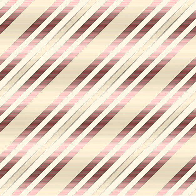 Patrón transparente de textura de tela a rayas rojas beige