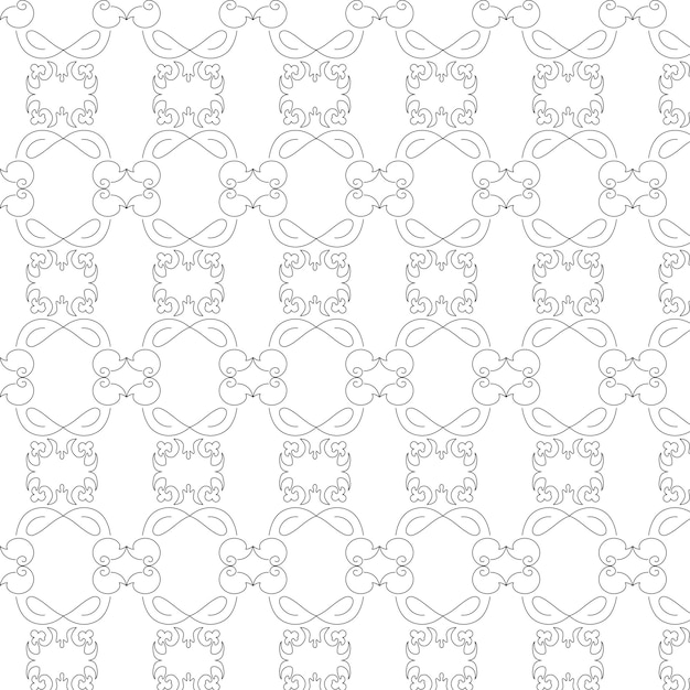 Patrón transparente, varias formas geométricas sobre un fondo blanco - ilustración vectorial