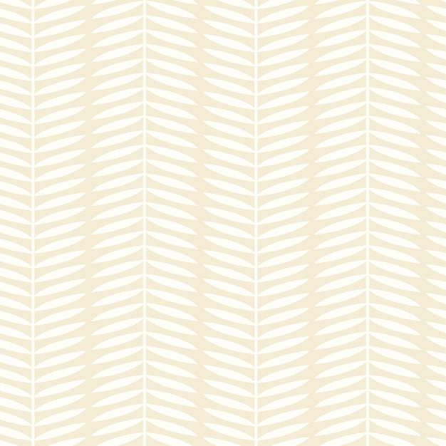 Patrón transparente de vector botánico Diseño floral escandinavo simple Rayas verticales con hojas