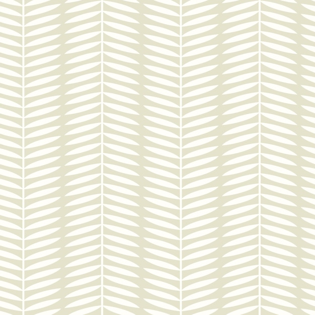Patrón transparente de vector botánico Diseño floral escandinavo simple Rayas verticales con hojas