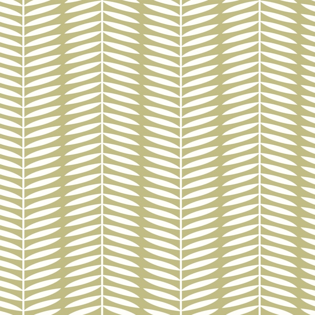 Patrón transparente de vector botánico Diseño floral escandinavo simple Rayas verticales con hojas