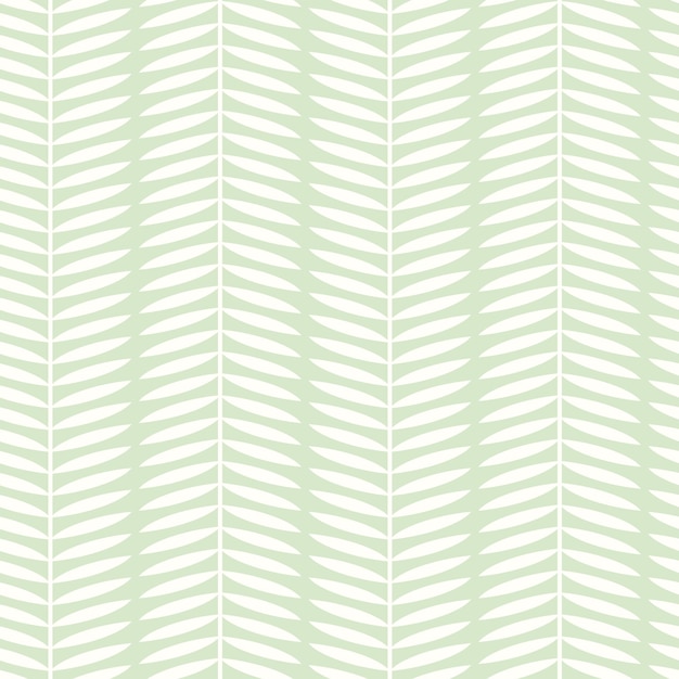 Patrón transparente de vector botánico Diseño floral escandinavo simple Rayas verticales con hojas