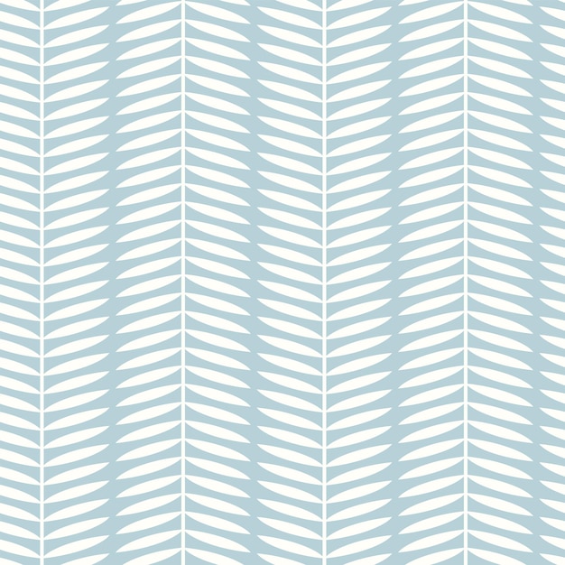 Patrón transparente de vector botánico Diseño floral escandinavo simple Rayas verticales con hojas
