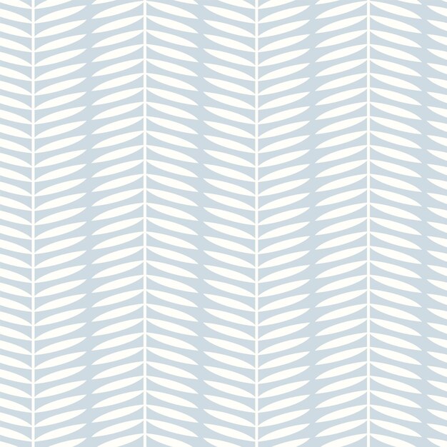 Patrón transparente de vector botánico Diseño floral escandinavo simple Rayas verticales con hojas