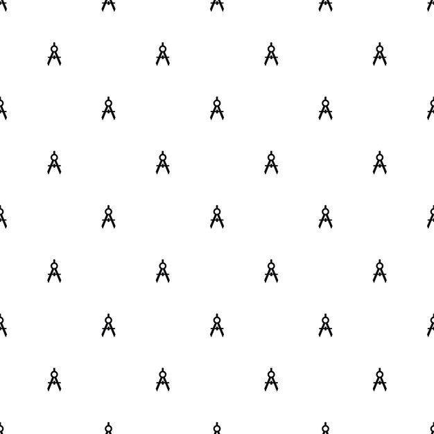 Patrón transparente de vector, brújulas, editable se puede utilizar para fondos de páginas web, rellenos de patrón