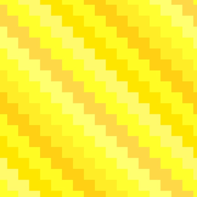 Vector patrón transparente de vector colorido zig zag. adorno de rayas diagonales con diferentes tonos de amarillo