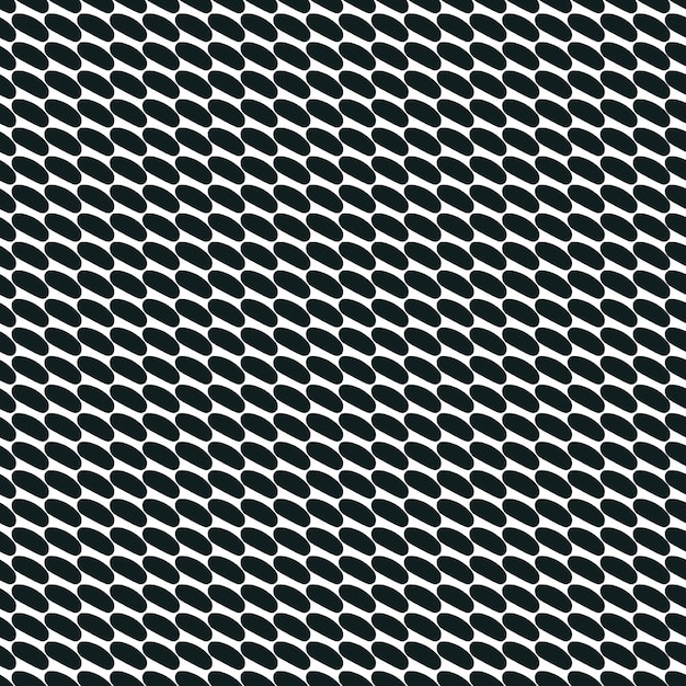 Patrón transparente de vector. Fondo abstracto con trazos de pincel redondo. Textura simple monocromática dibujada a mano