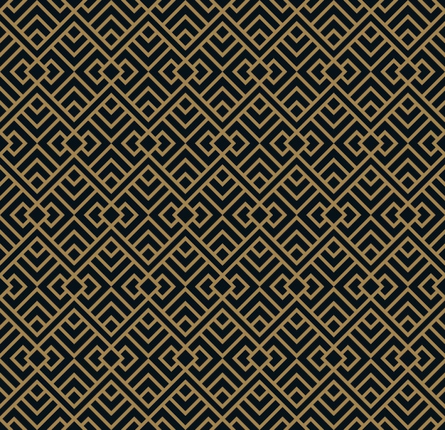 Patrón transparente de vector Fondo geométrico con rombo Patrón geométrico abstracto Textura doradaPatrón geométrico transparente