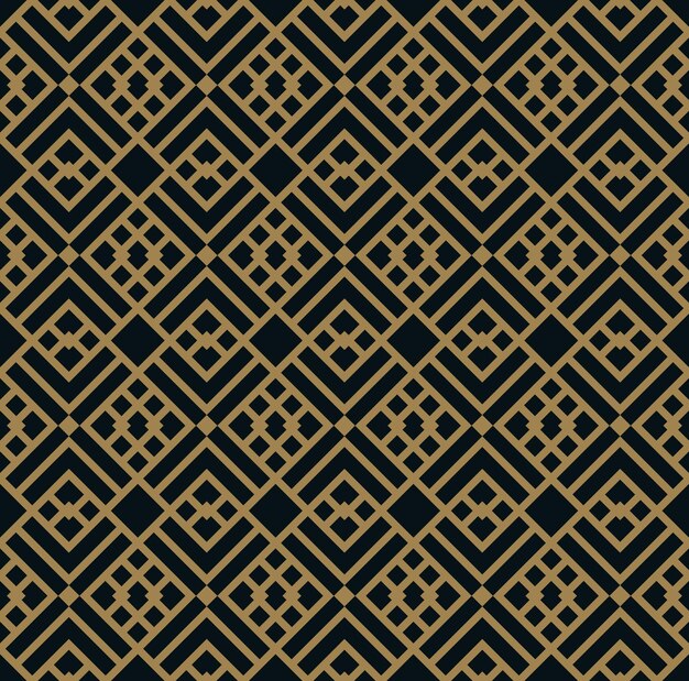 Patrón transparente de vector Fondo geométrico con rombo Patrón geométrico abstracto Textura doradaPatrón geométrico transparente