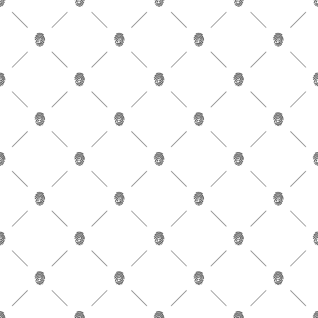 Patrón transparente de vector, huella digital, editable se puede utilizar para fondos de páginas web, rellenos de patrón