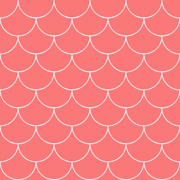 Patrón transparente de vector de semicírculos sobre fondo rosa para sitios web fondos de pantalla de envolturas textiles