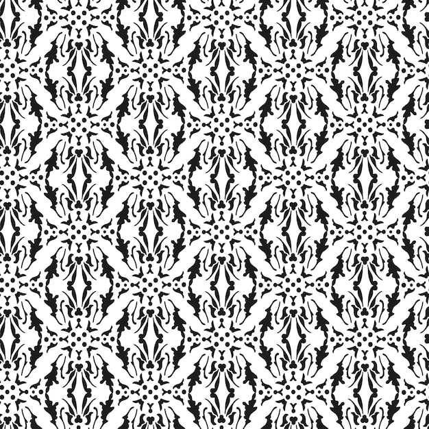 Patrón transparente de vector de siluetas elementos de diseño decorativo abstracto