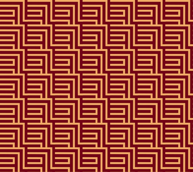 Patrón transparente de vector Textura abstracta con estilo moderno Fondo de patrón de mosaicos lineales geométricos repetitivos