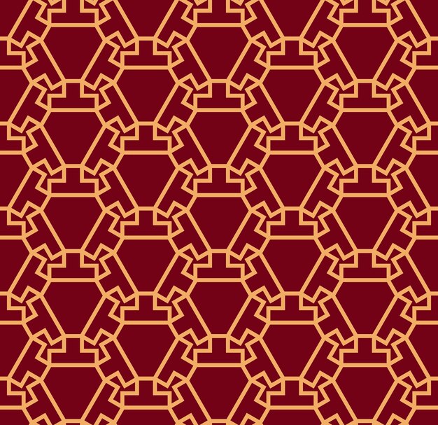 Patrón transparente de vector Textura abstracta con estilo moderno Fondo de patrón de mosaicos lineales geométricos repetitivos