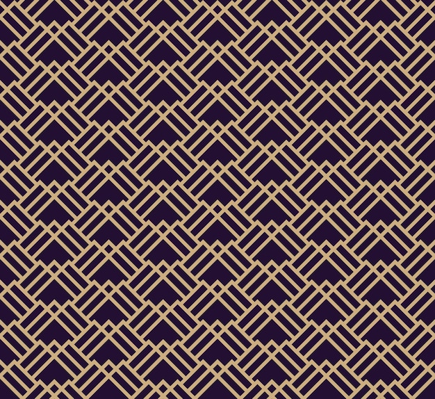 Patrón transparente de vector Textura elegante moderna Repetición de fondo geométrico Diseño gráfico lineal