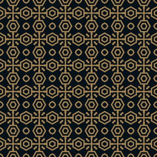 Patrón transparente de vector Textura elegante moderna Repetición de mosaicos geométricos de elementos rayados
