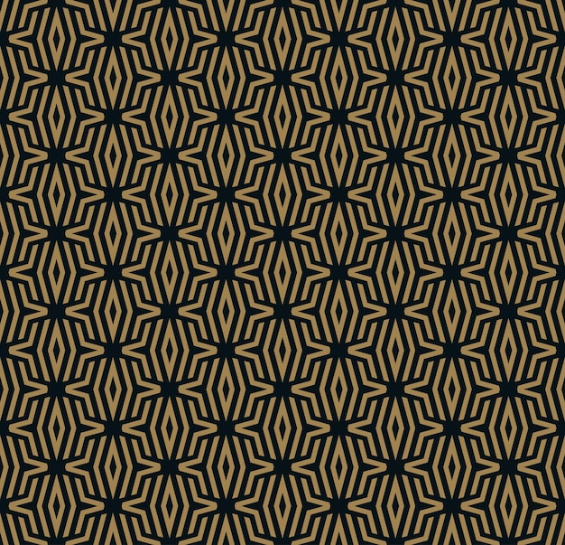 Patrón transparente de vector Textura elegante moderna Repetición de mosaicos geométricos de elementos rayados