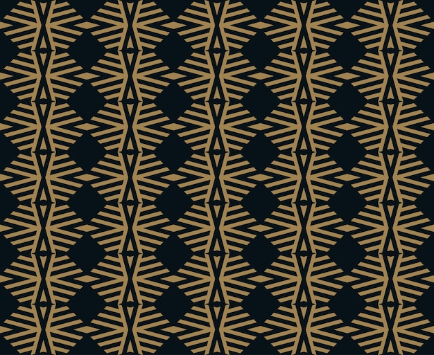 Patrón transparente de vector Textura elegante moderna Repetición de mosaicos geométricos de elementos rayados