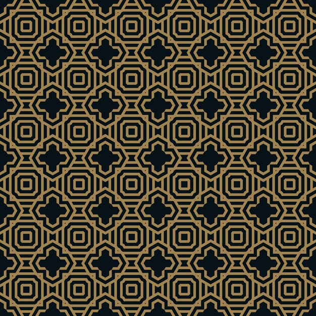 Patrón transparente de vector Textura elegante moderna Repetición de mosaicos geométricos de elementos rayados