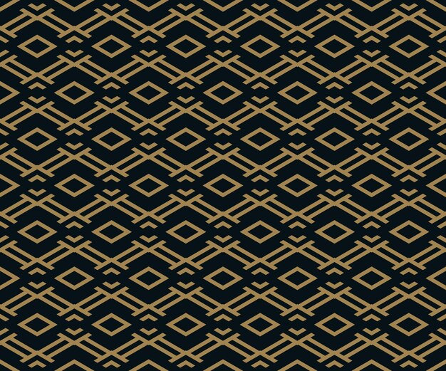 Patrón transparente de vector Textura elegante moderna Repetición de mosaicos geométricos de elementos rayados