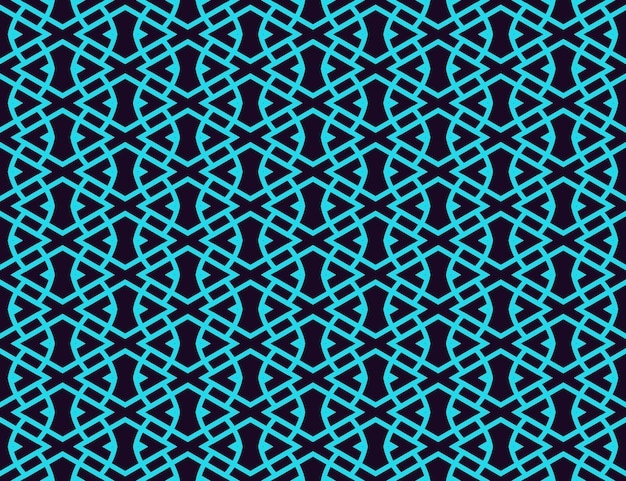 Patrón transparente de vector Textura lineal elegante moderna Repetición de mosaicos geométricos con elementos de línea