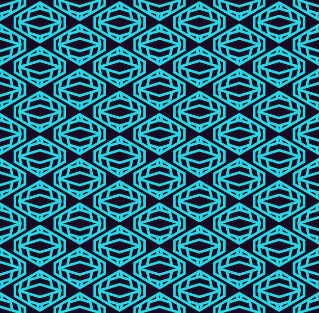 Patrón transparente de vector Textura lineal elegante moderna Repetición de mosaicos geométricos con elementos de línea