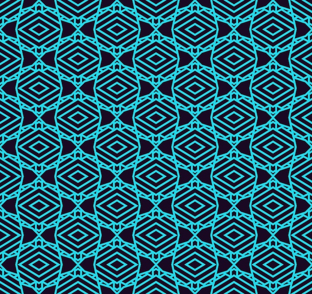 Patrón transparente de vector Textura lineal elegante moderna Repetición de mosaicos geométricos con elementos de línea