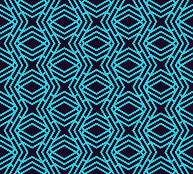 Patrón transparente de vector Textura lineal elegante moderna Repetición de mosaicos geométricos con elementos de línea