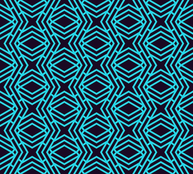 Patrón transparente de vector Textura lineal elegante moderna Repetición de mosaicos geométricos con elementos de línea