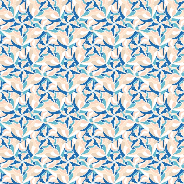 Patrón transparente de vector Textura ornamental elegante Ornamento abstracto colorido