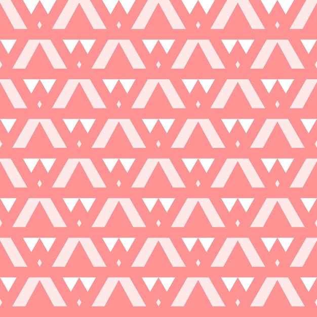 Patrón transparente de vector de triángulos rosas para sitios web fondos de pantalla cortinas platos