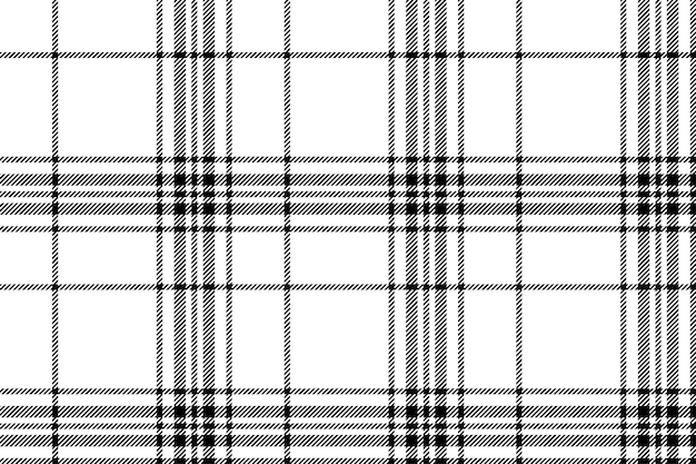 Patrón transparente de verificación de fondo a cuadros en blanco y negro Textura de tela vectorial para impresión textil papel de regalo tarjeta de regalo papel tapiz diseño plano